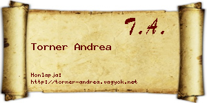 Torner Andrea névjegykártya